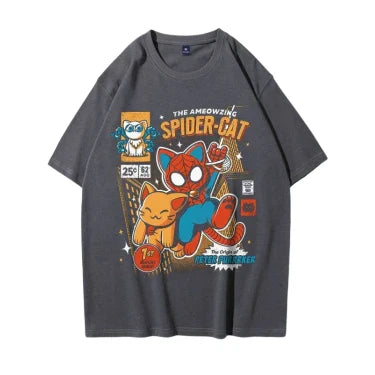 T-Shirt " SpiderCat " | Marvel Saiko-Shop
