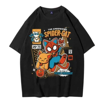 T-Shirt " SpiderCat " | Marvel Saiko-Shop