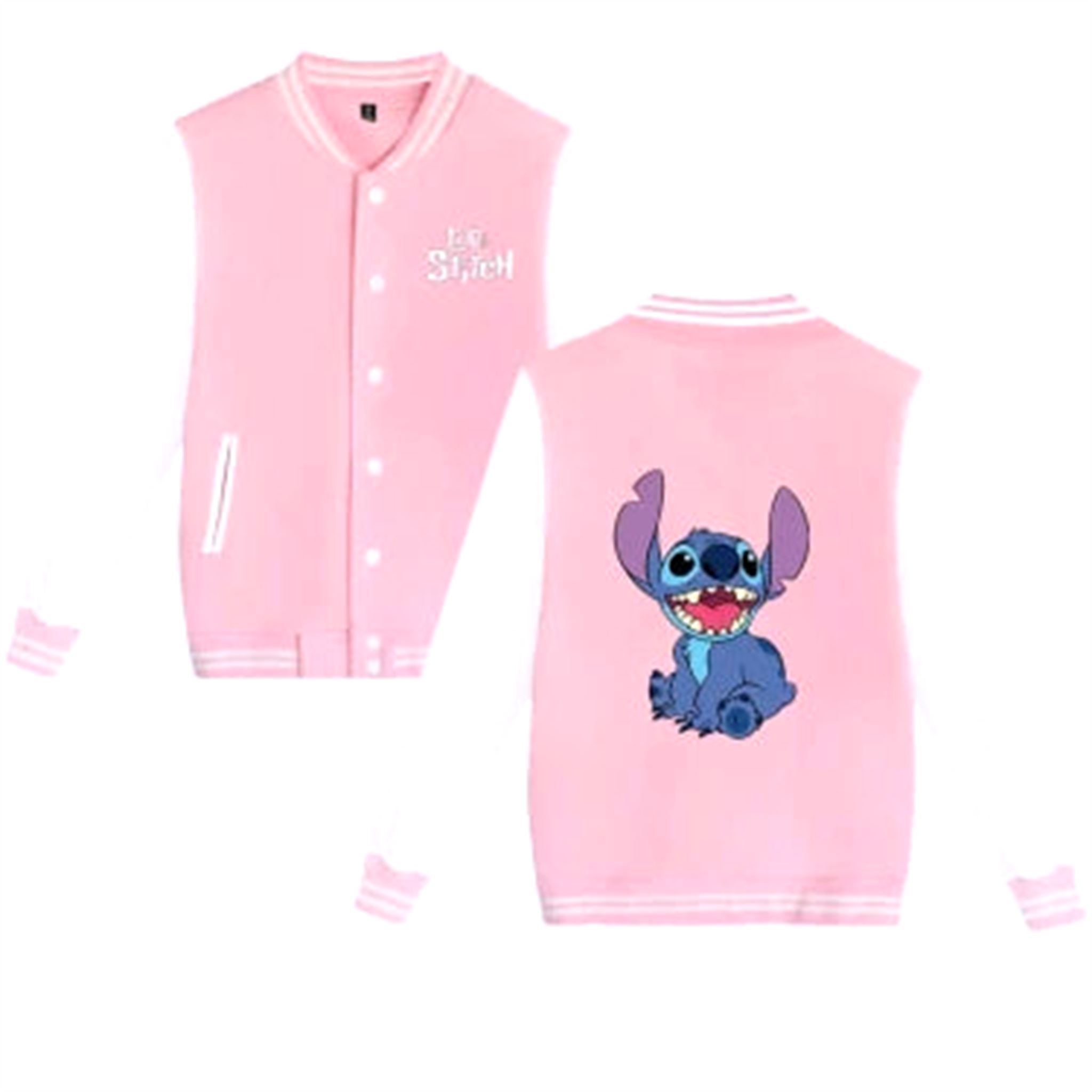 Veste V6 " Student Pink " | Lilo & Stitch Saiko-Shop