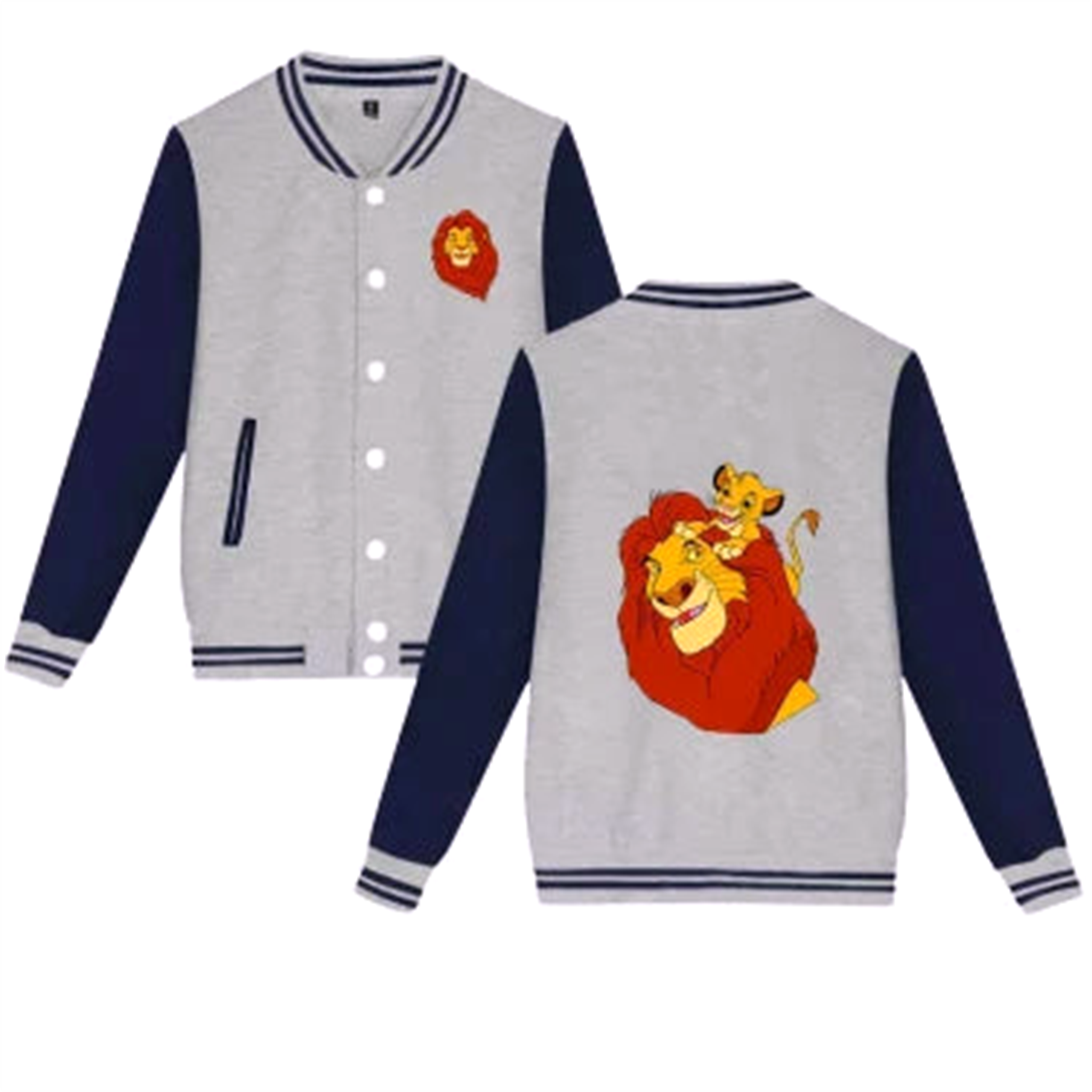 Veste V5 " Student Gray " | Le Roi Lion Saiko-Shop