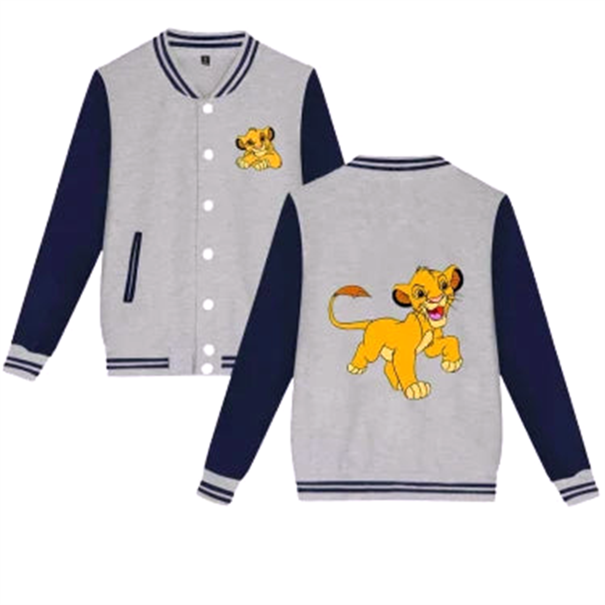 Veste V5 " Student Gray " | Le Roi Lion Saiko-Shop