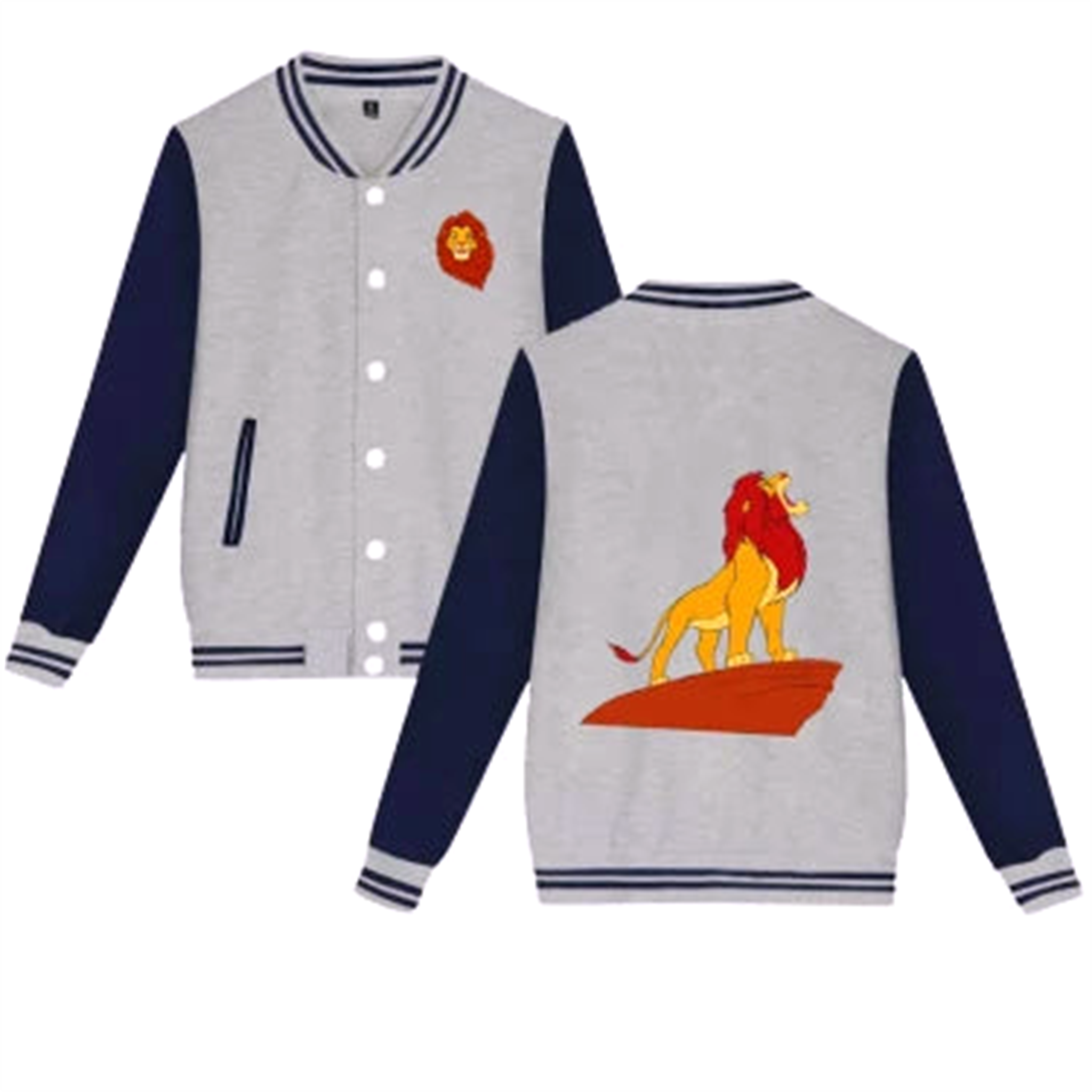 Veste V5 " Student Gray " | Le Roi Lion Saiko-Shop
