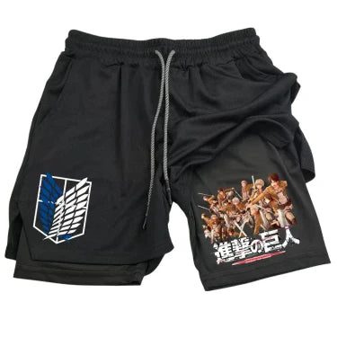 Short de Compression V15 | L'Attaque des Titans Saiko-Shop