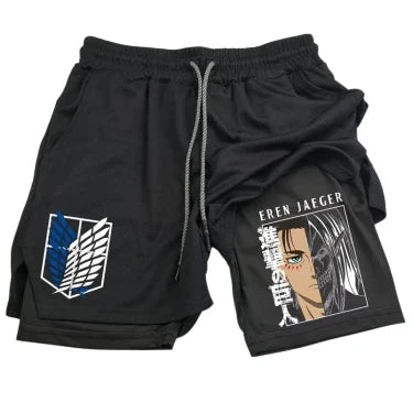 Short de Compression V15 | L'Attaque des Titans Saiko-Shop