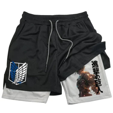 Short de Compression V15 | L'Attaque des Titans Saiko-Shop