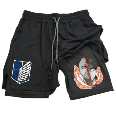 Short de Compression V15 | L'Attaque des Titans Saiko-Shop