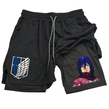 Short de Compression V15 | L'Attaque des Titans Saiko-Shop