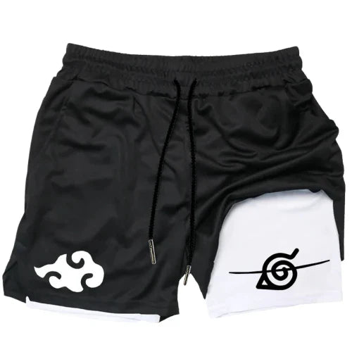 Short de Compression " Black " | Naruto Saiko-Shop