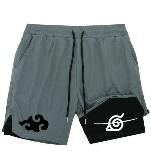 Short de Compression " Black " | Naruto Saiko-Shop
