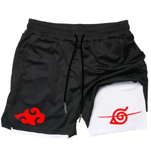 Short de Compression " Red " | Naruto Saiko-Shop
