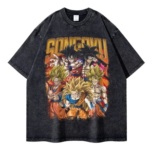 T-shirt Gohan V2 " Oversize " | Dragon Ball Z Saiko-Shop