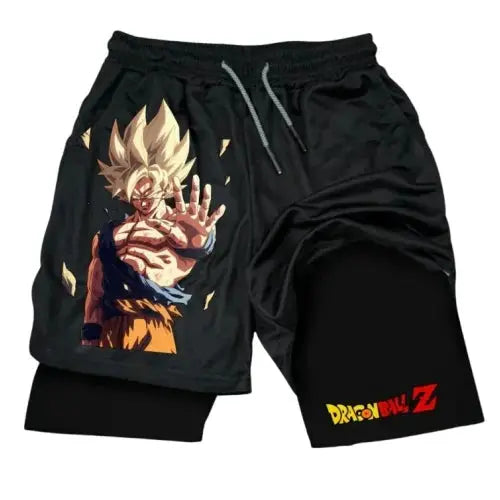 Short de Compression " Super Saiyan " | Dragon Ball Z Saiko-Shop