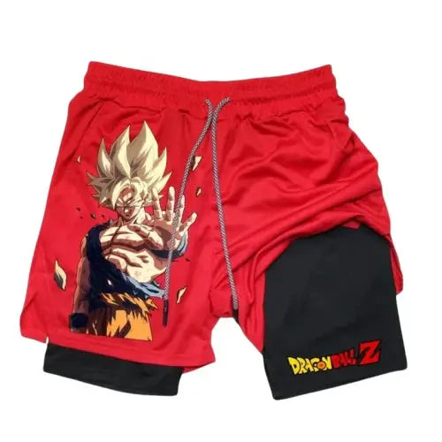 Short de Compression " Super Saiyan " | Dragon Ball Z Saiko-Shop