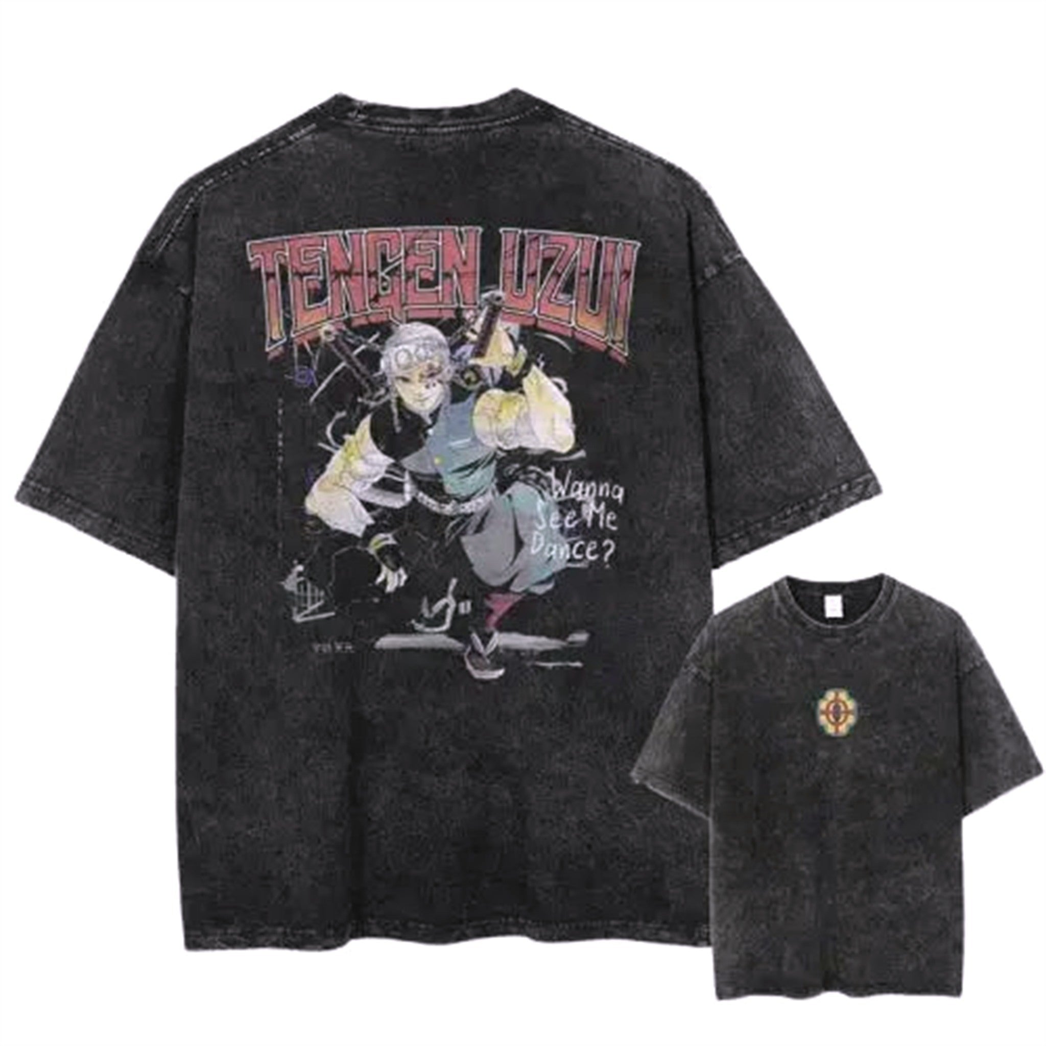 T-Shirt V4 Muzan " Oversize " | Demon Slayer Saiko-Shop