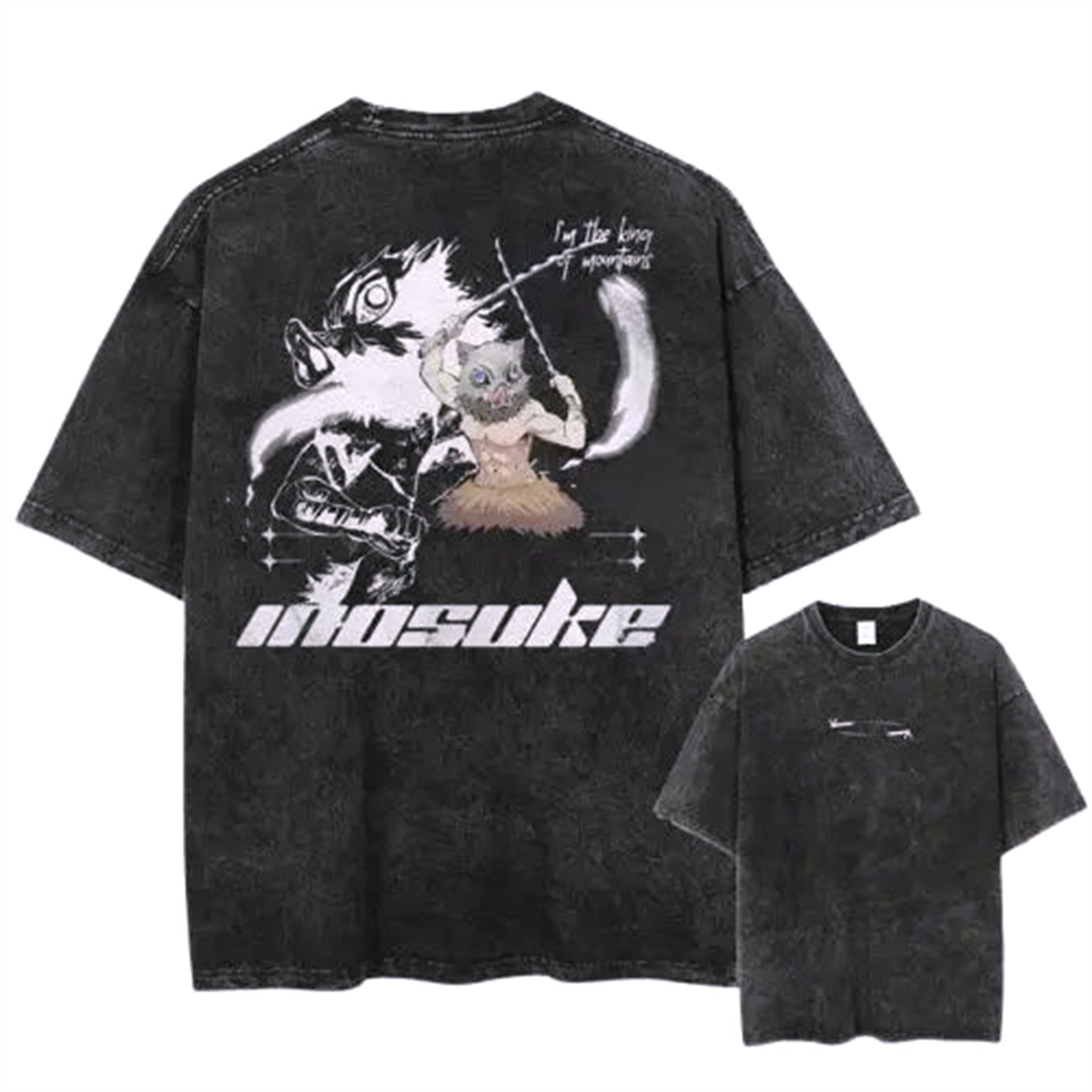 T-Shirt V3 Muzan " Oversize " | Demon Slayer Saiko-Shop