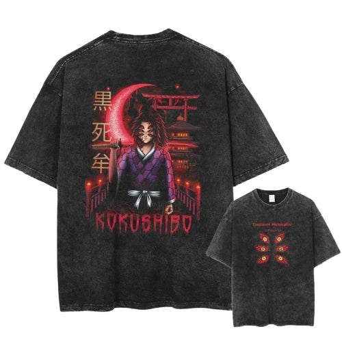 T-Shirt V11 Muzan " Oversize " | Demon Slayer Saiko-Shop
