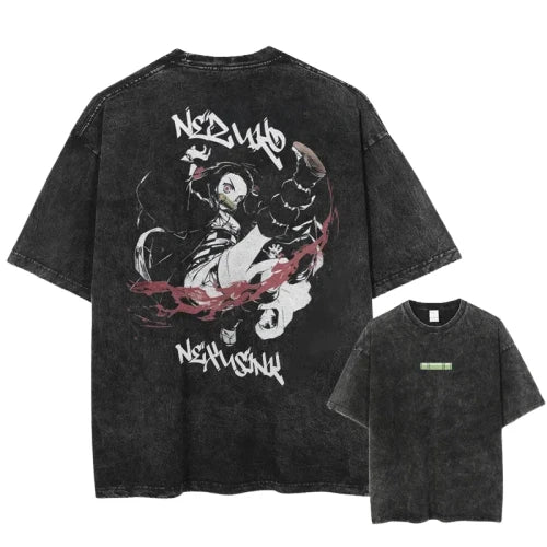 T-Shirt V11 Orus " Oversize " | Demon Slayer Saiko-Shop