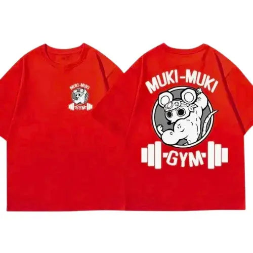 T-Shirt Oversize " Muki Muki " | Demon Slayer Saiko-Shop