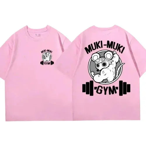 T-Shirt Oversize " Muki Muki " | Demon Slayer Saiko-Shop