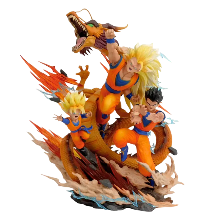 Figurine " Le Trio Saiyan " | Dragon Ball Z Saiko-Shop