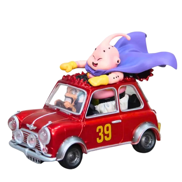 Figurine Majin Buu & Mr. Satan " Voiture " | Dragon Ball Z - Saiko-Shop