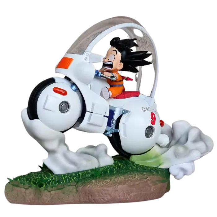 Figurine Son Goku " Capsule Motorcycle " | Dragon Ball Z Saiko-Shop