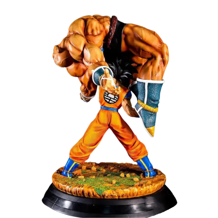 Figurine " Son Goku vs Nappa " | Dragon Ball Z Saiko-Shop