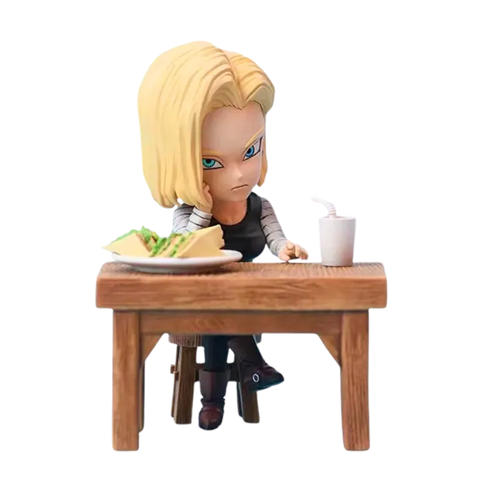 Figurine C-18 " Dîner " | Dragon Ball Z Saiko-Shop