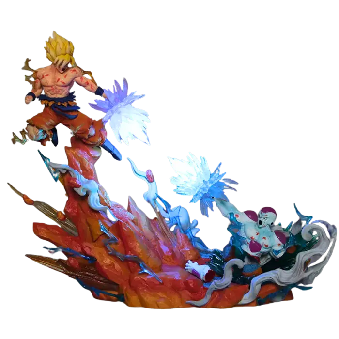 Figurine LED " Son Gohan vs Freezer " | Dragon Ball Z Saiko-Shop