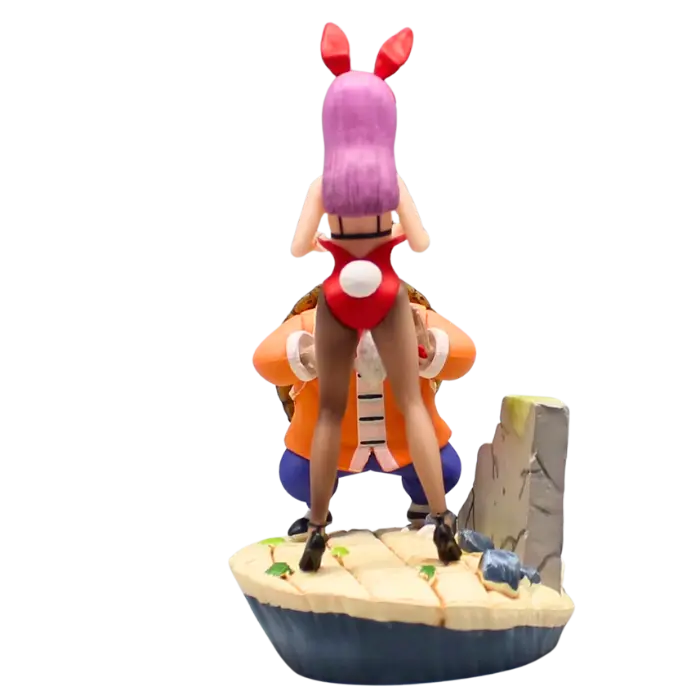 Figurine " Bulma & MaĂźtre Roshi " | Dragon Ball Z Saiko-Shop