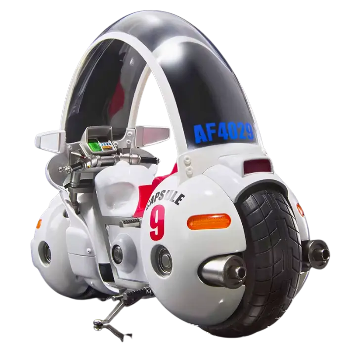 Figurine Articulée Bulma & Son Goku " Capsule Motorcycle " | Dragon Ball Z Saiko-Shop