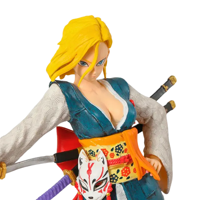 Figurine C-18 " Samouraï " | Dragon Ball Z Saiko-Shop