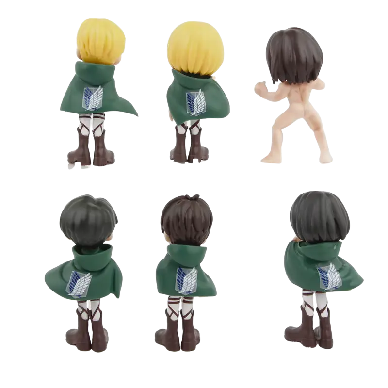 Figurine L'Attaque des Titans ( 6/pcs ) | L'Attaque des Titans Saiko-Shop