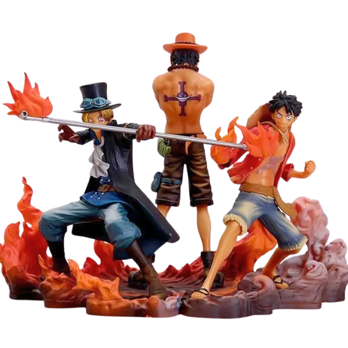 Figurine " Les Trois Frères " | One Piece Saiko-Shop