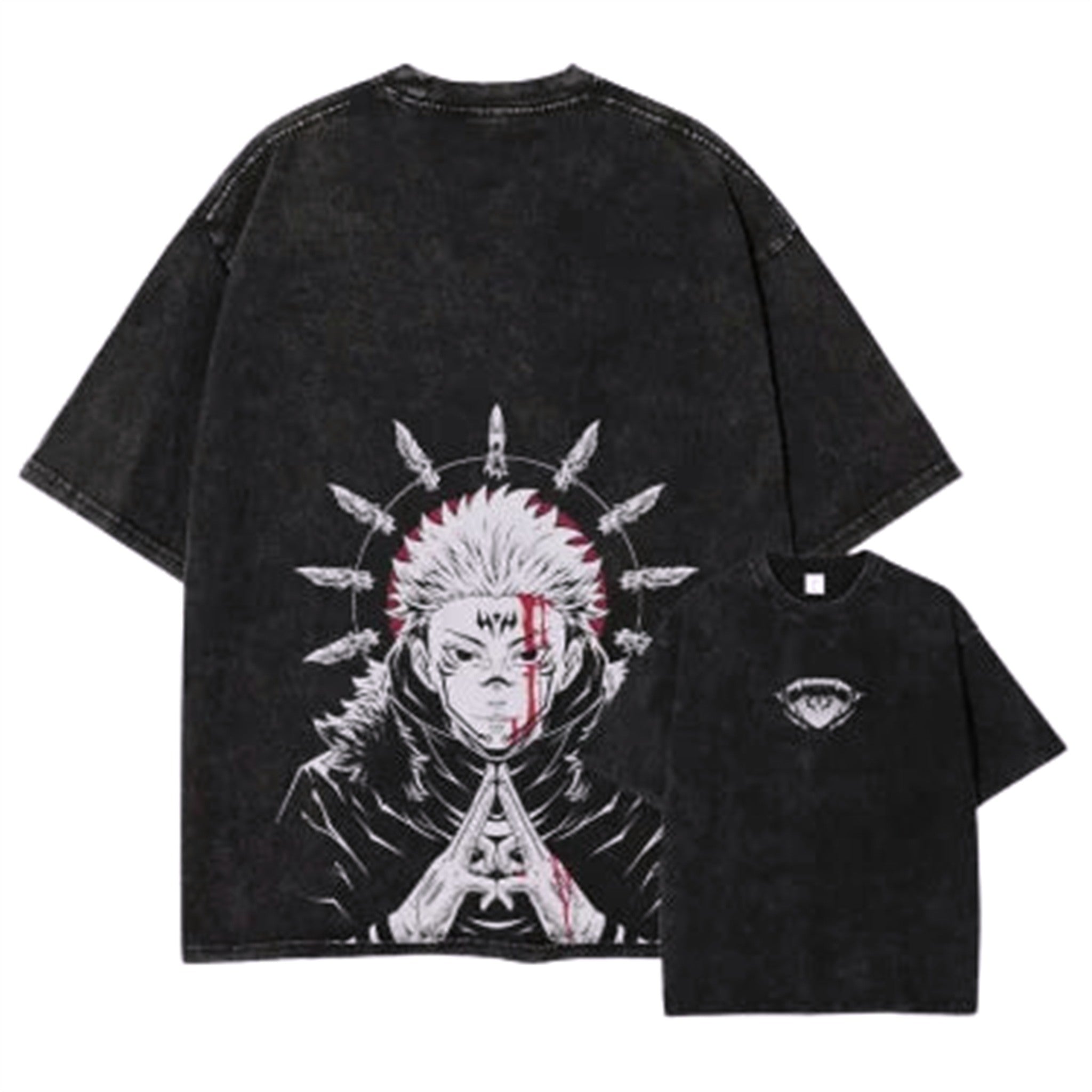 T-Shirt Oversize V4 " Ugokuna " | Jujutsu Kaisen