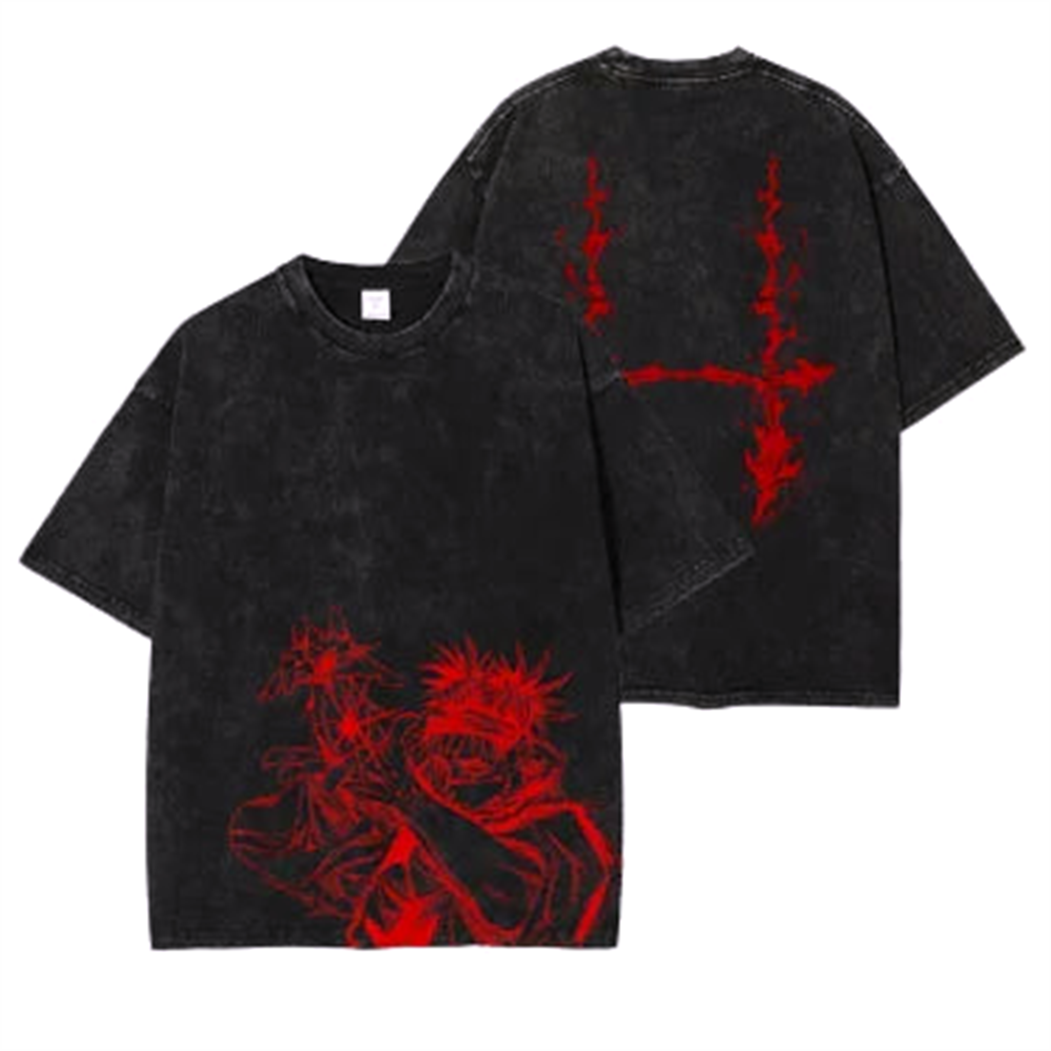 T-Shirt Oversize V10 " Ugokuna " | Jujutsu Kaisen