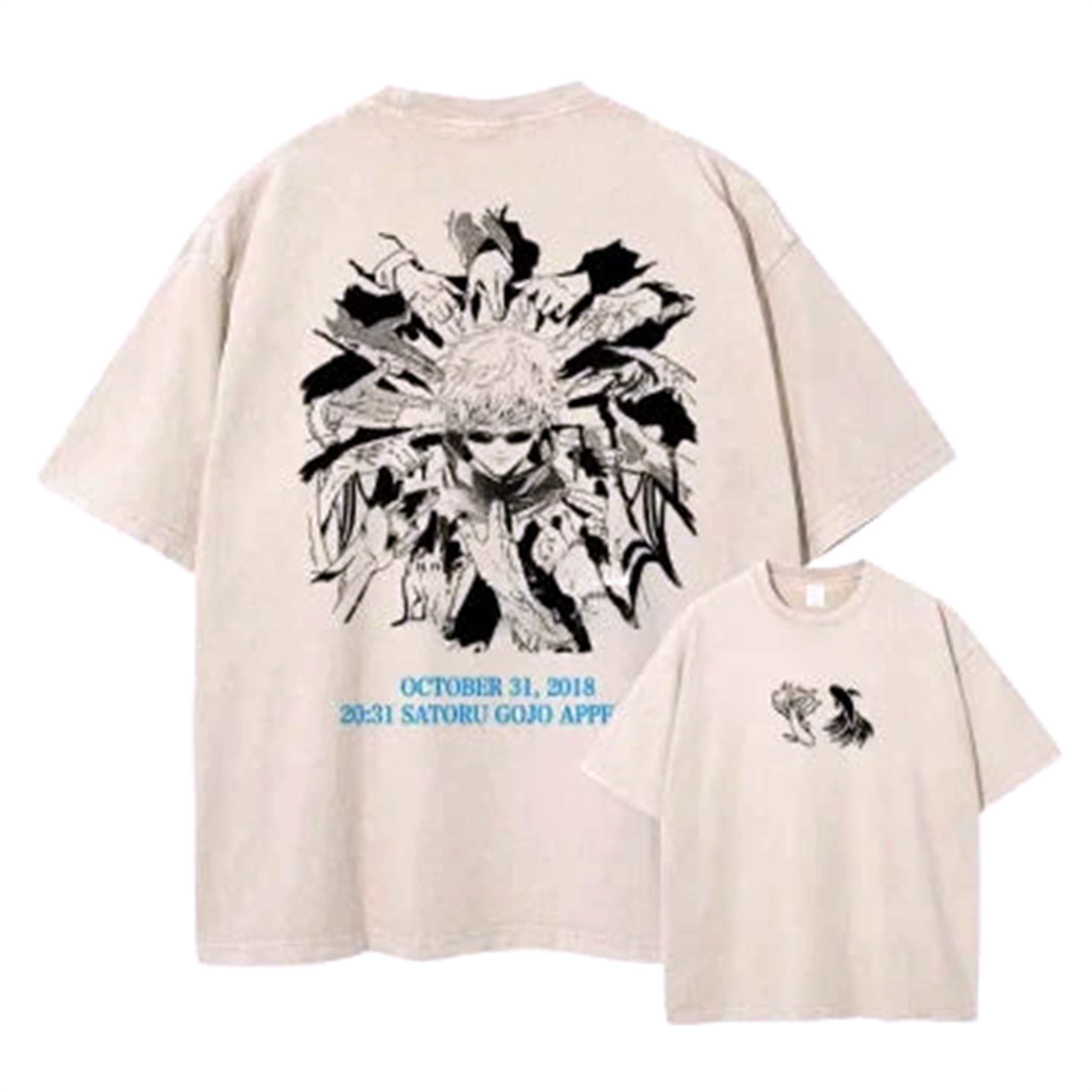 T-Shirt Oversize V12 " Ugokuna " | Jujutsu Kaisen