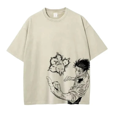 T-Shirt Oversize V12 " Ugokuna " | Jujutsu Kaisen Saiko-Shop