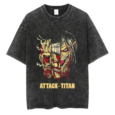 T-Shirt Oversize V10 " Titan " | L'Attaque des Titans Saiko-Shop