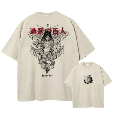 T-Shirt Oversize V22 " Titan " | L'Attaque des Titans Saiko-Shop