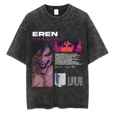 T-Shirt Oversize V22 " Titan " | L'Attaque des Titans Saiko-Shop