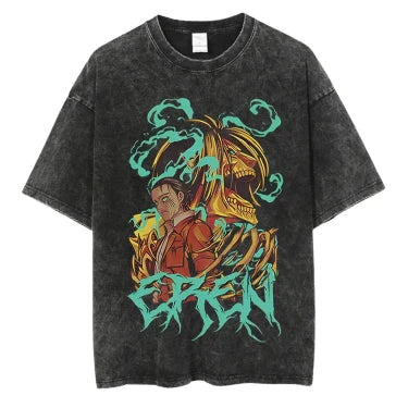T-Shirt Oversize V22 " Titan " | L'Attaque des Titans Saiko-Shop