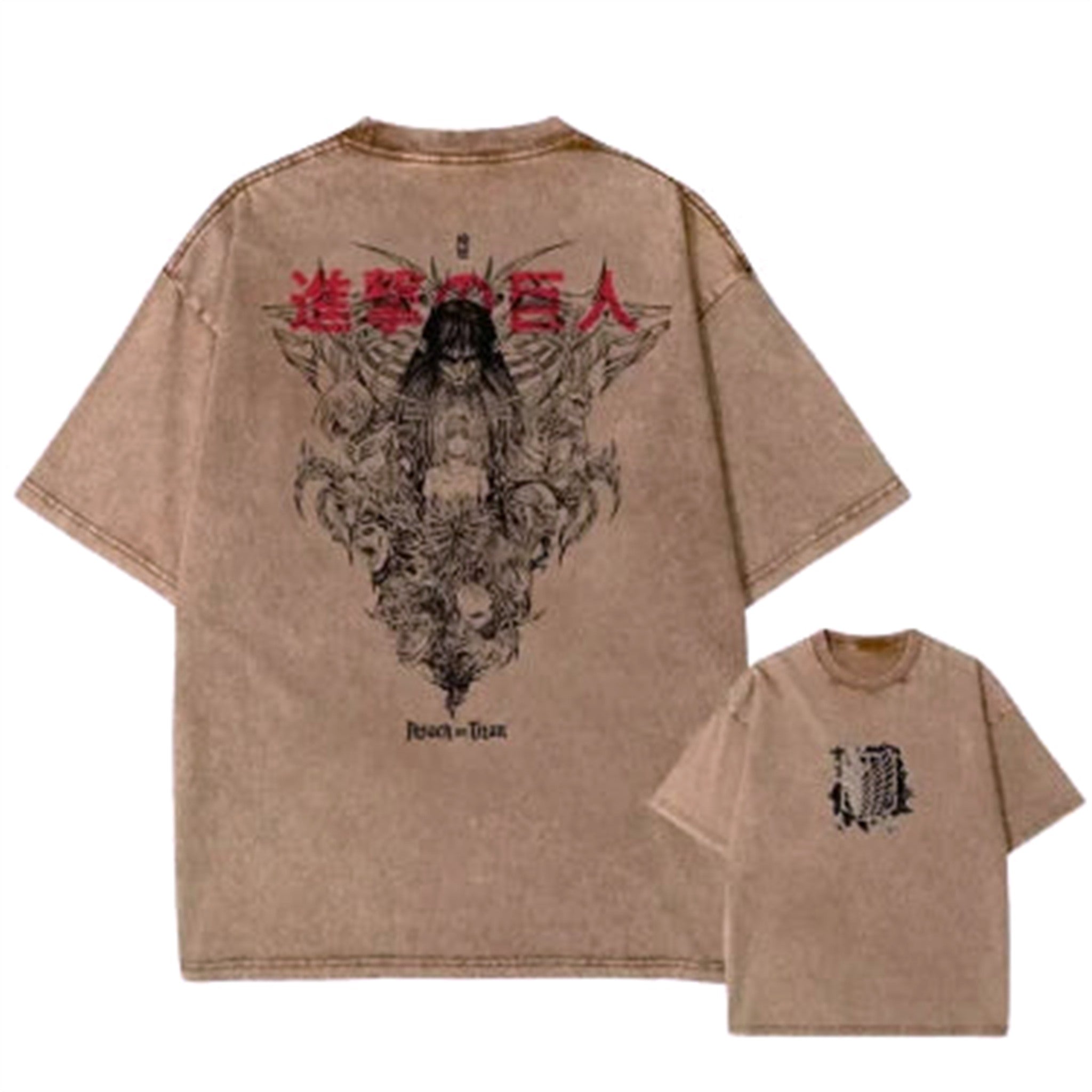 T-Shirt Oversize V18 " Titan " | L'Attaque des Titans Saiko-Shop
