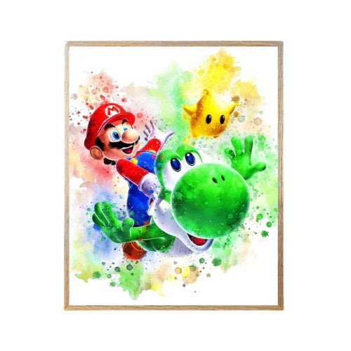 Poster " Grapht " V1 | Super Mario Saiko-Shop