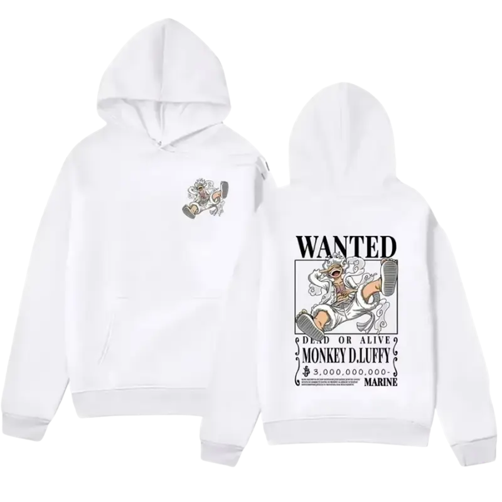 Pull Luffy " Wanted Gear 5 " | One Piece - image 4 - Saiko-Shop