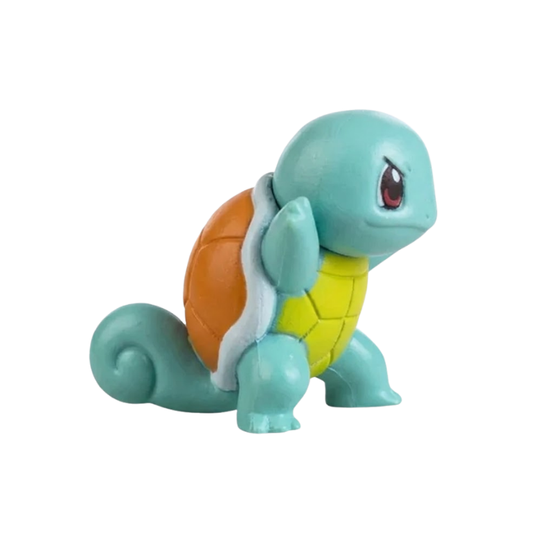 Figurine Pokémon Carapuce idéale pour les collectionneurs et les passionnés de Pokémon.