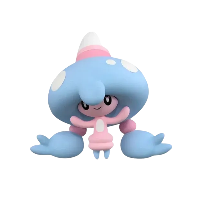 Figura decorativa de Hattrem inspirada en Pokémon