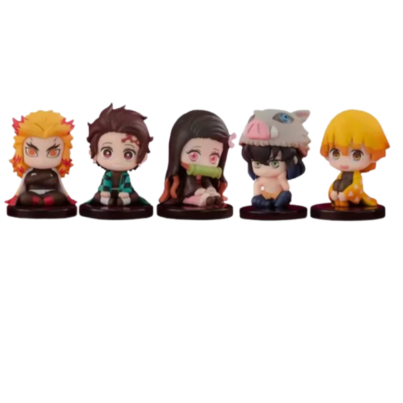 Figurines Demon Slayer en lot de 10 pièces pour collectionneur