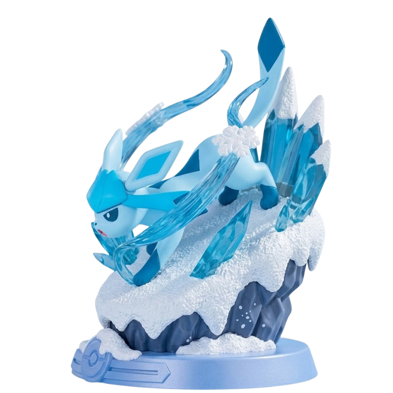 Figura de Glaceon, el famoso Pokémon de tipo Hielo.