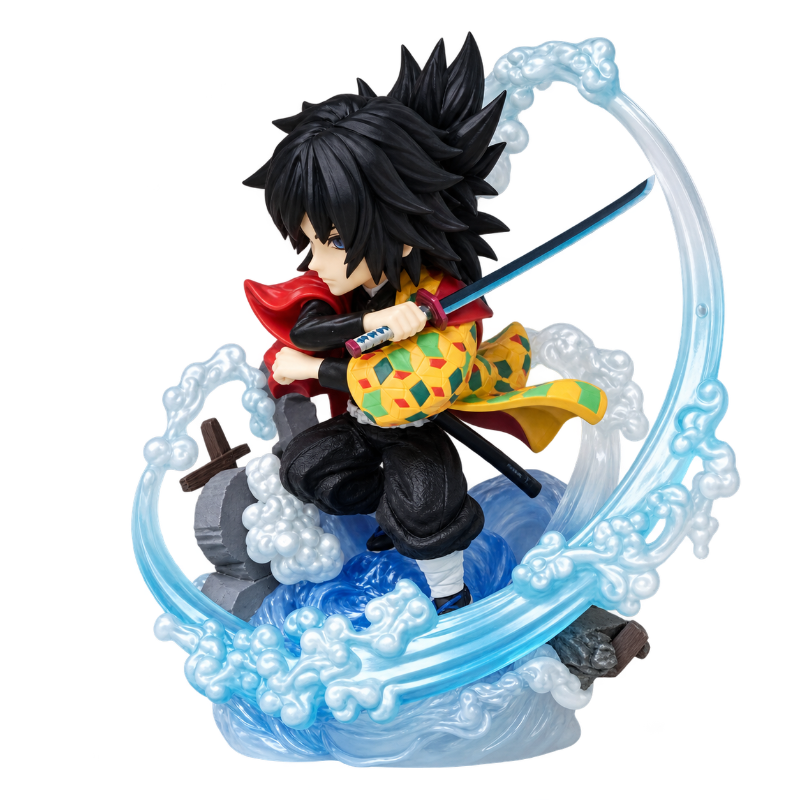 Figurine Giyu Tomioka de Demon Slayer vue de face